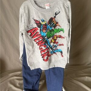 Marvel Avengers Kids Set - Gray and Navy